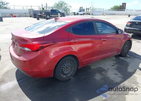 2016 Hyundai Elantra Se z USA, uszkodzony, nr VIN 5NPDH4AE2GH710221